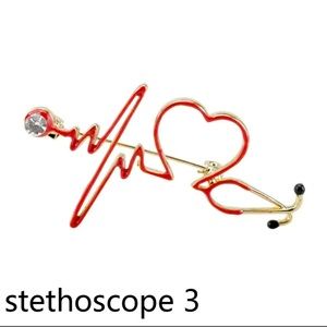 🩺 Red Doctor/Nurse Metal Pin For Clothes 🩺